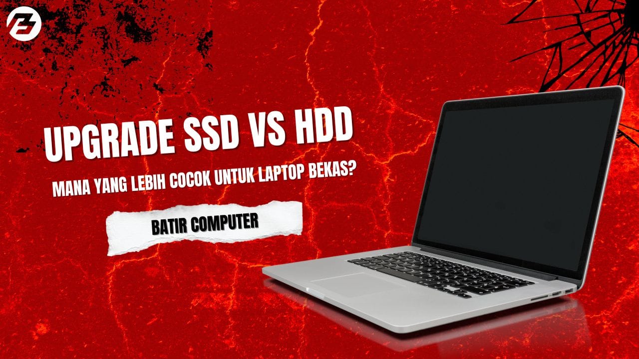 Upgrade SSD vs HDD: Mana yang Lebih Cocok untuk Laptop Bekas?