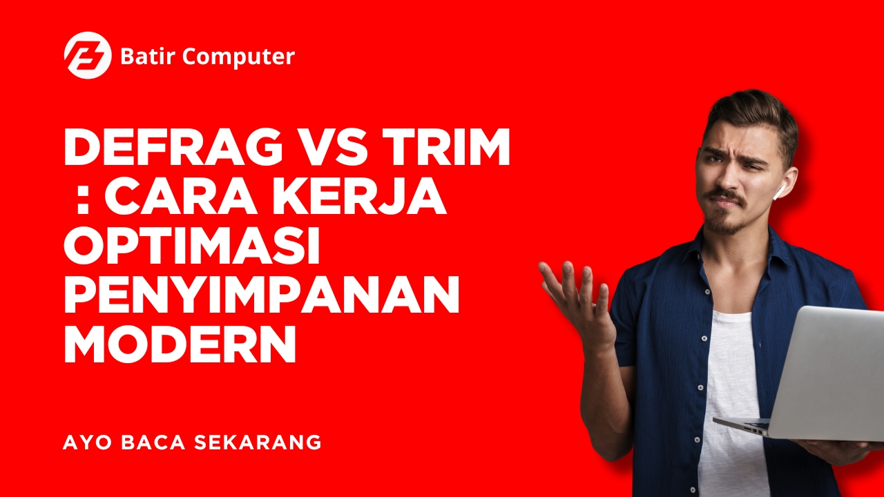 Defrag vs Trim: Perbedaan dan Cara Kerjanya