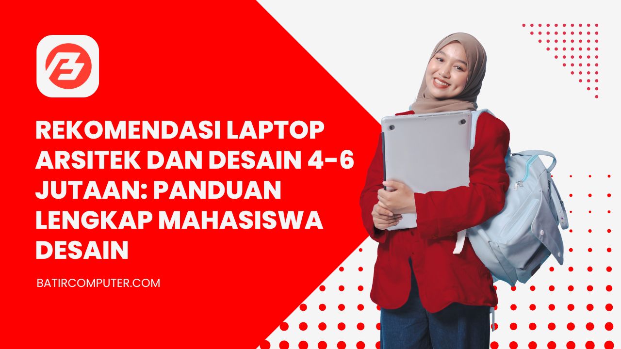 Rekomendasi Laptop Arsitek dan Desain 4-6 Jutaan: Panduan Lengkap Mahasiswa Desain