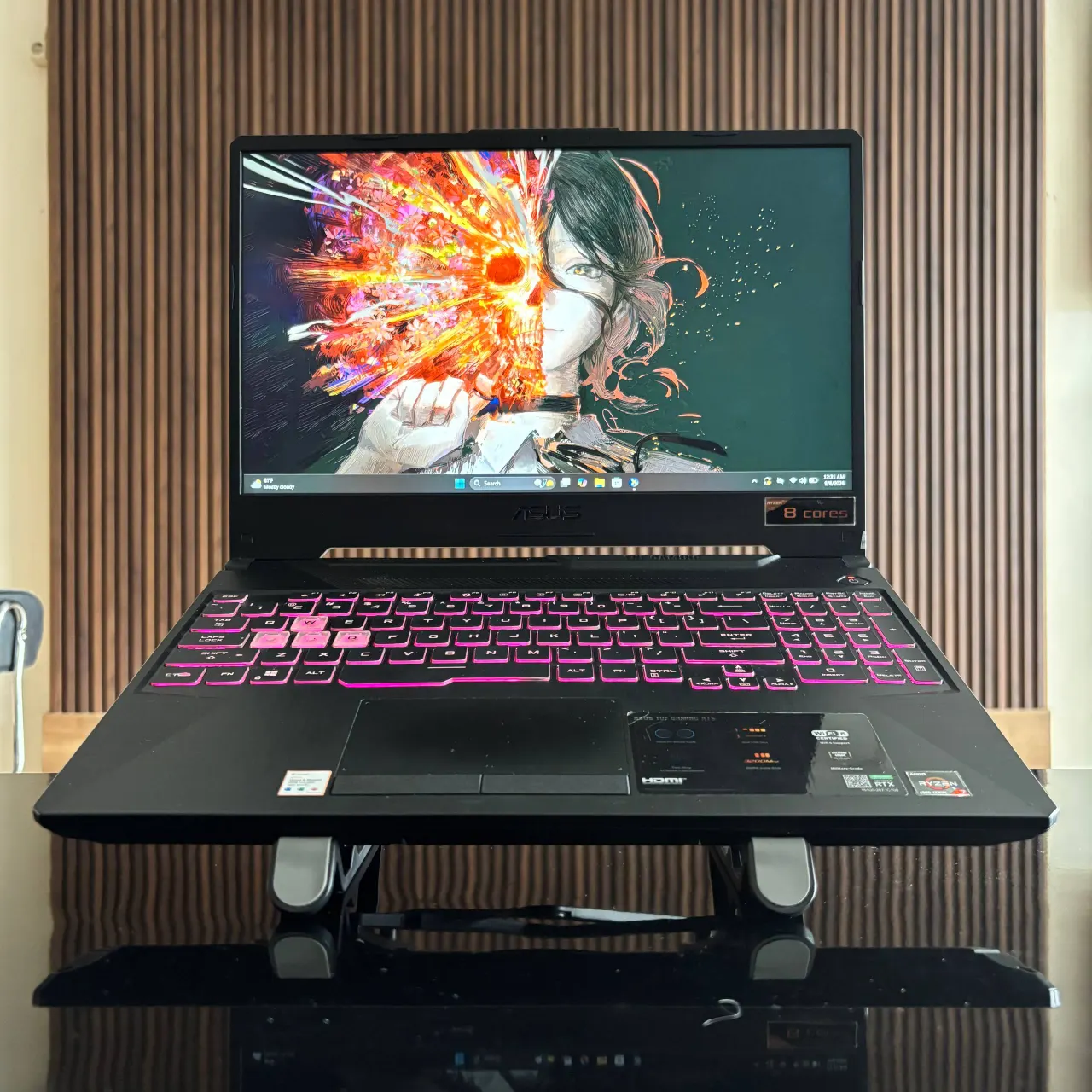 bagian depan asus tuf gaming a15 fa506ic
