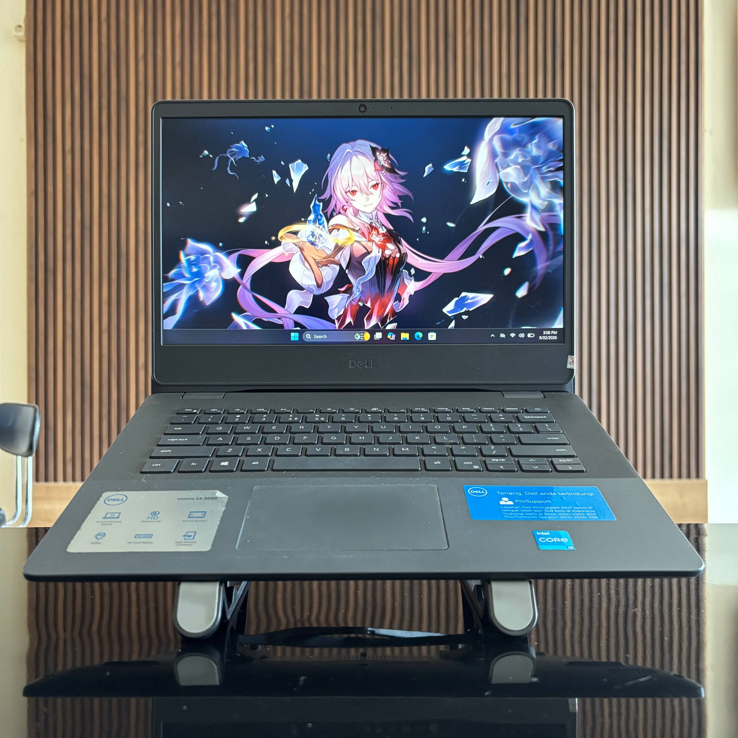 bagian depan dell vostro 3400