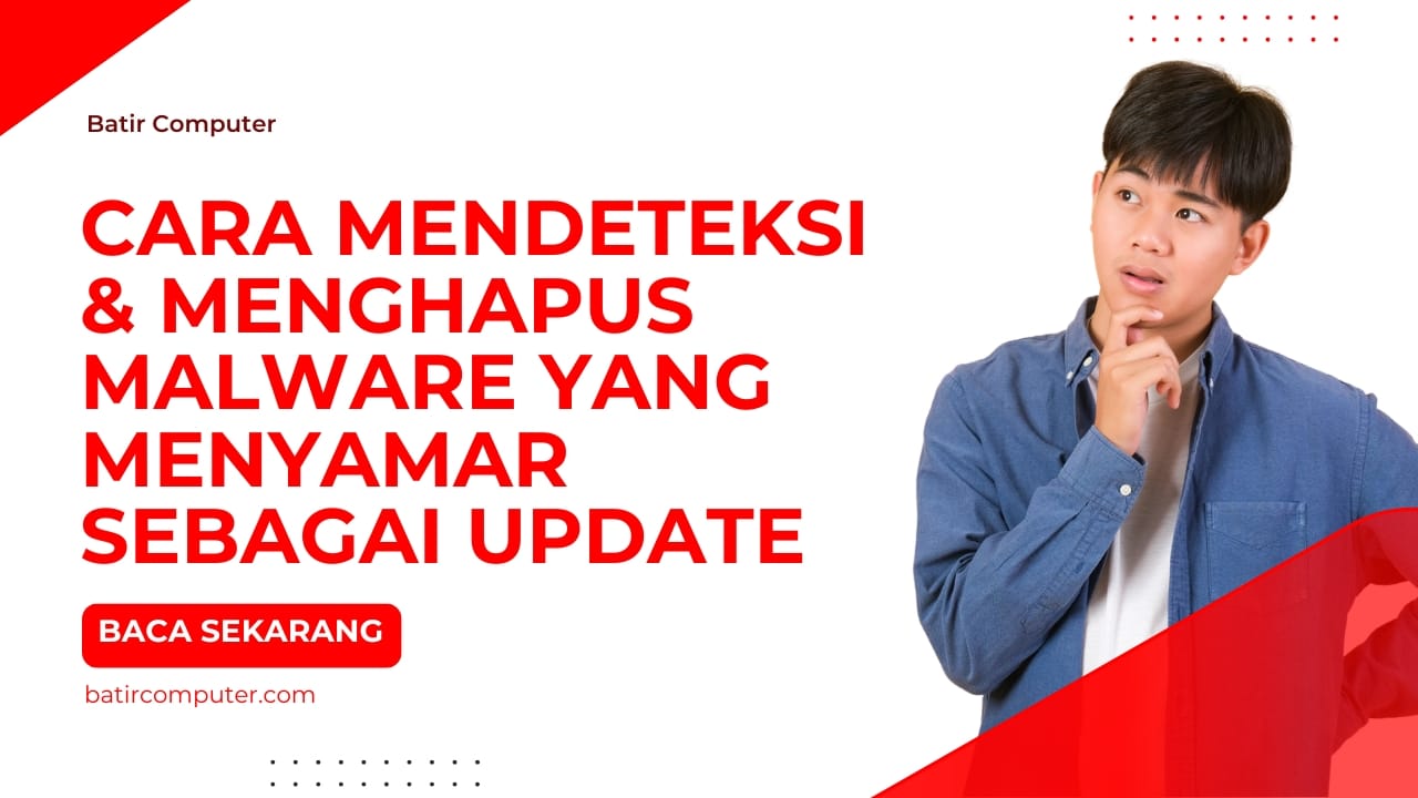 Mendeteksi & Menghapus Malware Menyamar sebagai Update