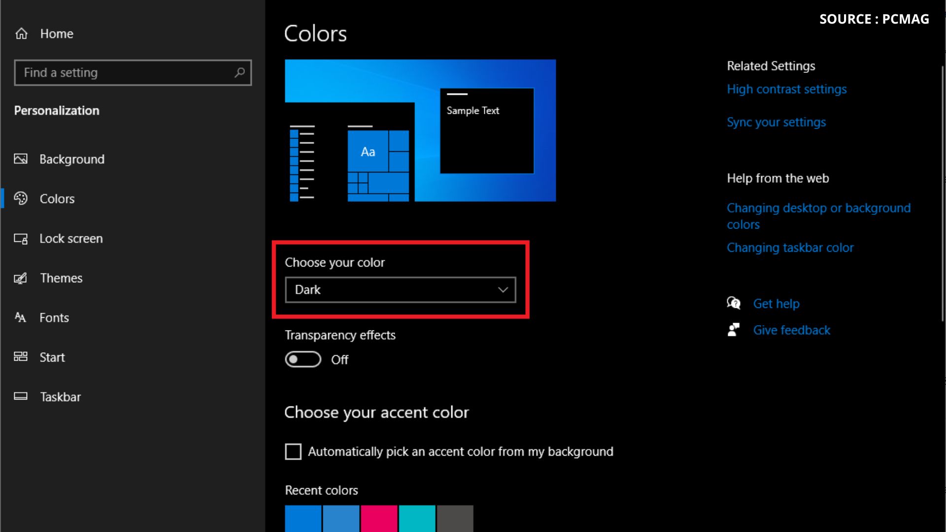 Cara Mengubah Theme Windows dari Light ke Dark
