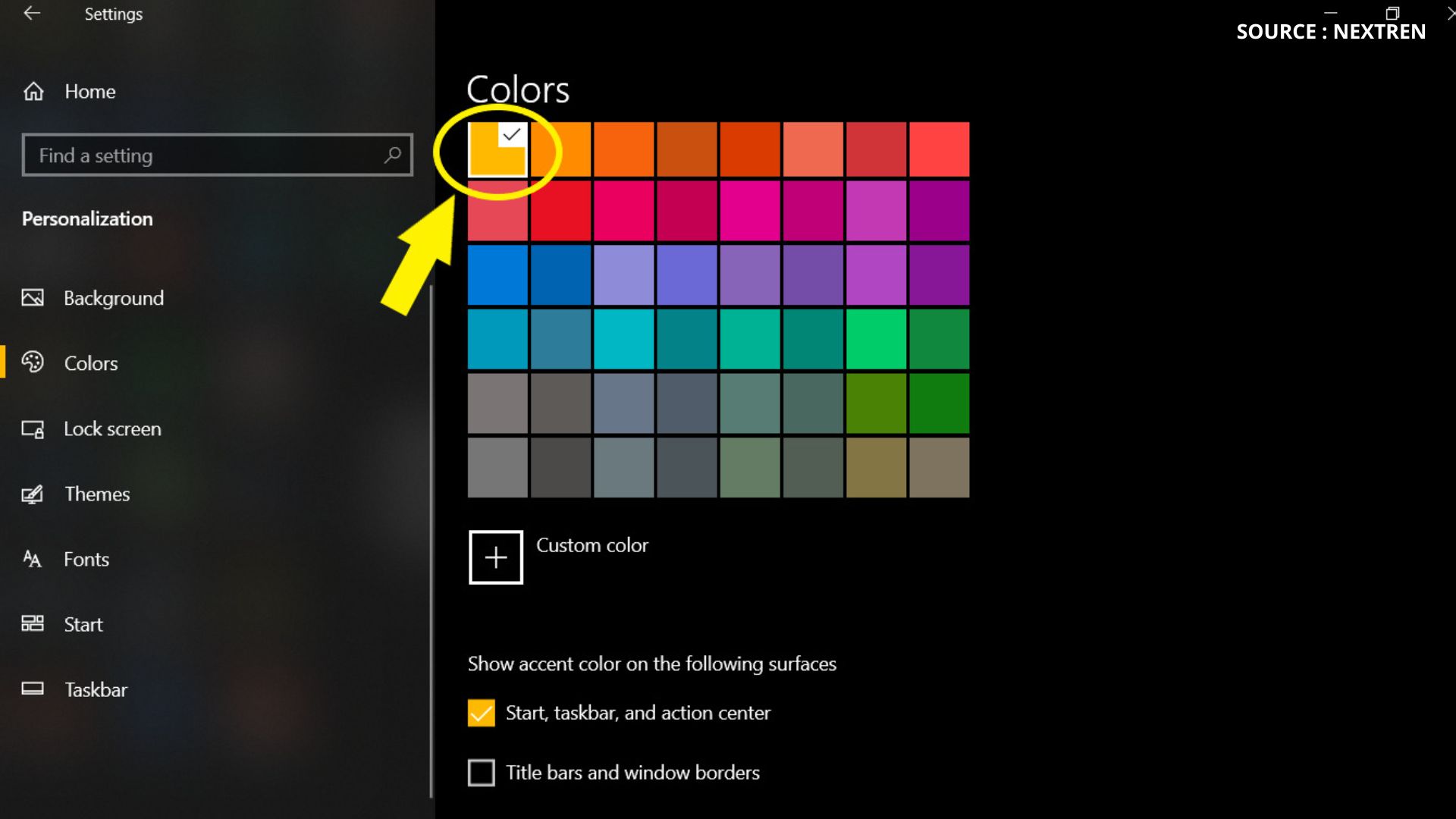Mengubah Warna Taskbar Agar Lebih Menarik