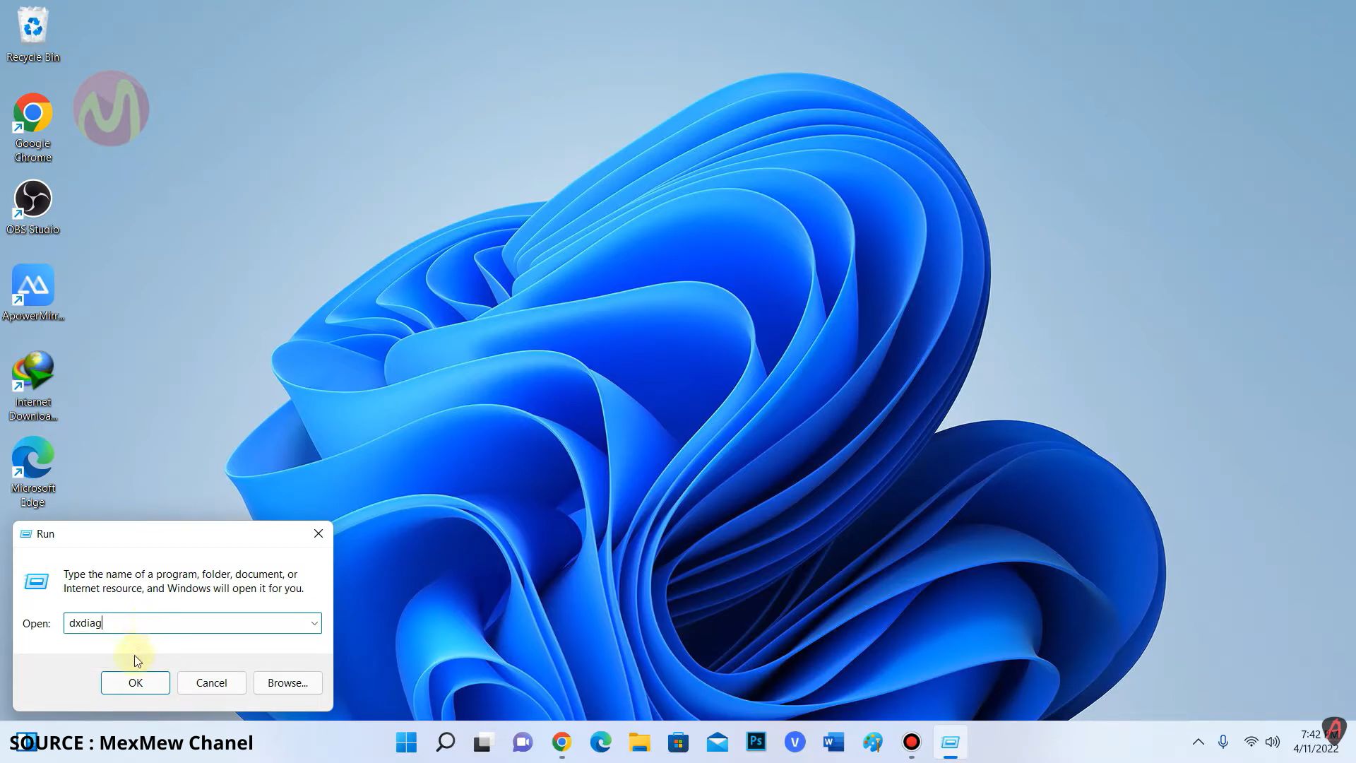 DirectX Diagnostic Tool (DxDiag)