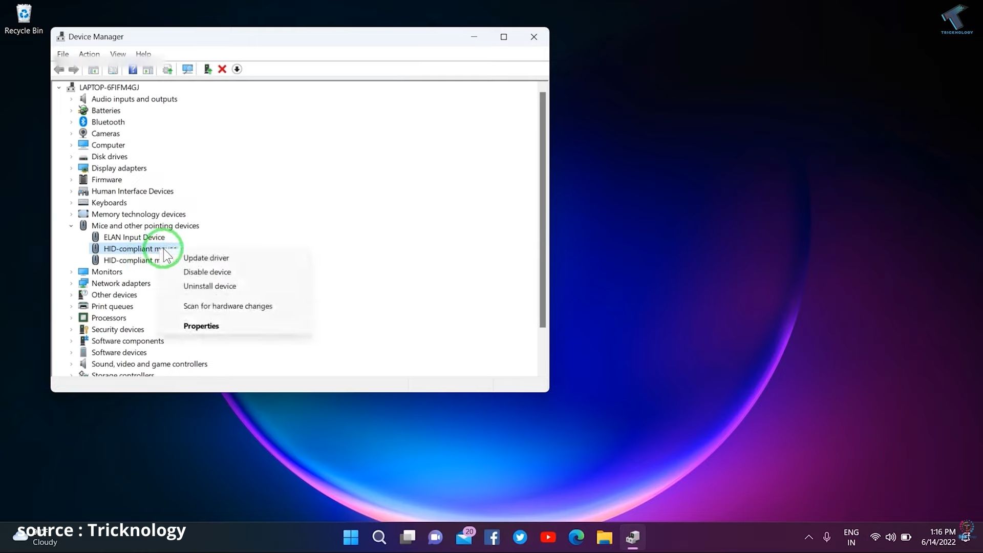 Periksa dan Instal Ulang Driver Touchpad