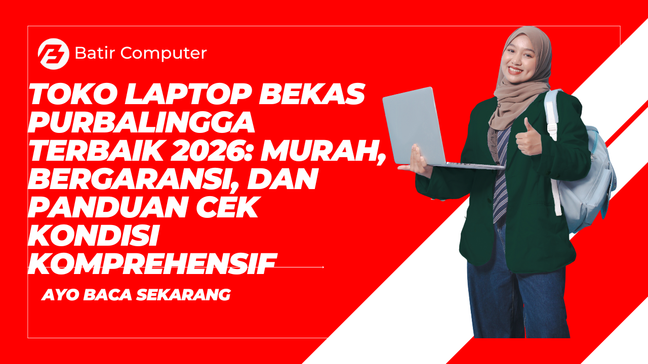 Toko Laptop Bekas Purbalingga Terbaik : Murah dan Bergaransi